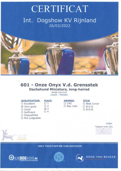 26-3-2022 Onyx Dogshow KV Rijnland