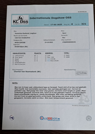 17-5-2025 Internationale Dogschow Oss